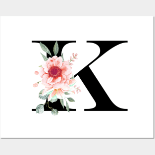 LETTER MONOGRAM K Posters and Art